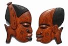 Sagittarius sign: African wood carvings