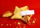 Romantic ideas: fortune cookies